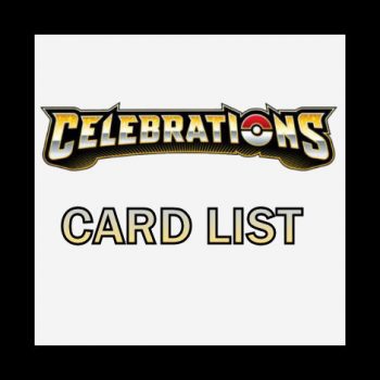 Celebrations Card List