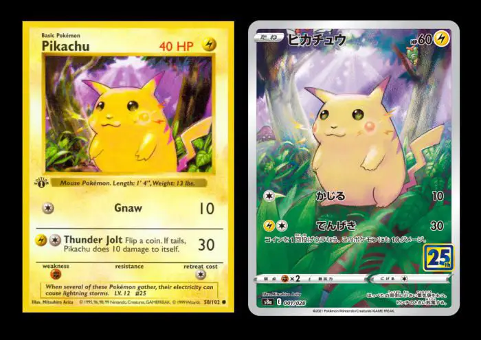 Pikachu Cards in Celebrations