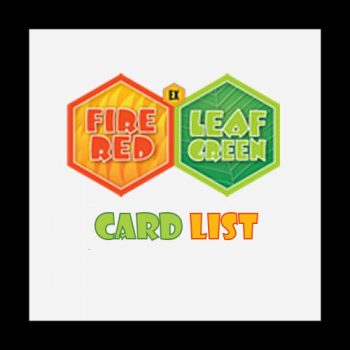 FireRed LeafGreen Card List