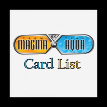 Team Magma vs Team Aqua Card List