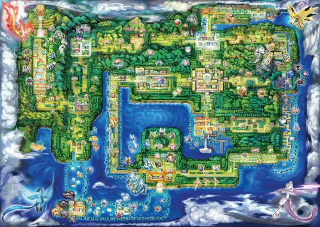 Pokémon Regions - Kanto Region