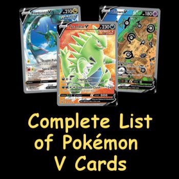 Pokémon V Cards List