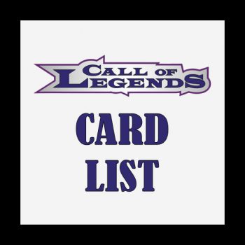 Call of Legends Card List