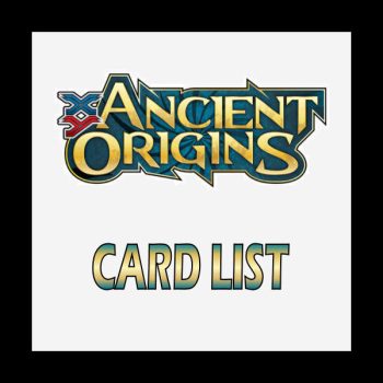 Ancient Origins Card List