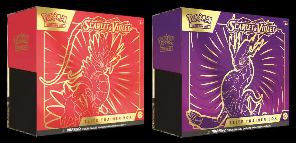 Scarlet and Violet Elite Trainer Boxes