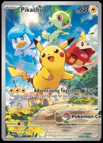 Pikachu Promo Card SVP027