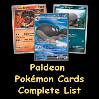 Paldean Pokémon Cards Complete List with Gallery