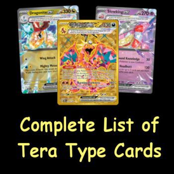Complete List of Tera Type Cards