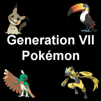 Generation VII Pokémon Complete List with Images